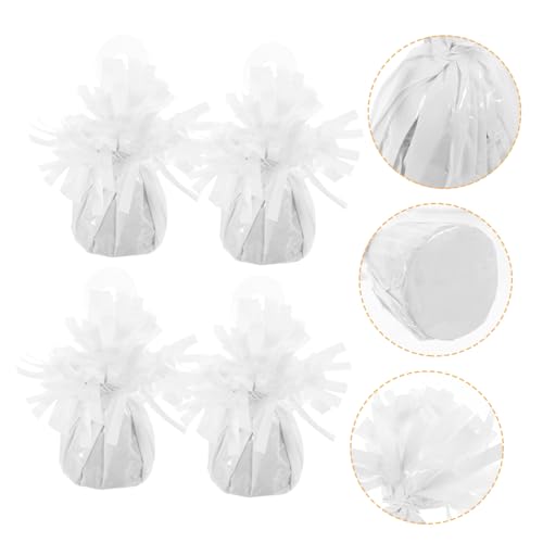 DECORNIJIA 6 Stück Ballongewichte Weiß Helium Beschwerer Beschichtung für Party Geburtstag Hochzeit Tischdekoration DECORNIJIA 6 Stück Ballongewichte Weiß Helium Beschwerer Beschichtung für Party Geburtstag Hochzeit Tischdekoration von DECORNIJIA