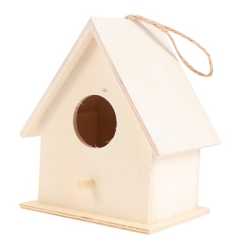 DECORNIJIA 6 Stück Teiliges DIY Holz Vogelhaus Bastelset mit Dickem Aufhängeseil Unvollendetes Nistkasten Modell für Stabile Tischdeko Pädagogisches Kreativspielzeug zum Bemalen und Gestalten DECORNIJIA 6 Stück Teiliges DIY Holz Vogelhaus Bastelset mit Dickem Aufhängeseil Unvollendetes Nistkasten Modell für Stabile Tischdeko Pädagogisches Kreativspielzeug zum Bemalen und Gestalten von DECORNIJIA