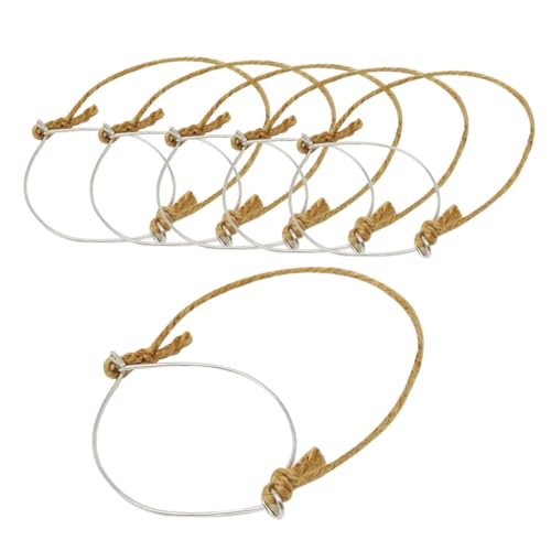 DECORNIJIA 6 Stück Teiliges Edelstahlseil Griffe für Einmachgläser Natürliche Juteseil Aufhängehaken für DIY Dekorationen und Geschenke Robuste Vintage Halterungen für Marmeladengläser DECORNIJIA 6 Stück Teiliges Edelstahlseil Griffe für Einmachgläser Natürliche Juteseil Aufhängehaken für DIY Dekorationen und Geschenke Robuste Vintage Halterungen für Marmeladengläser von DECORNIJIA