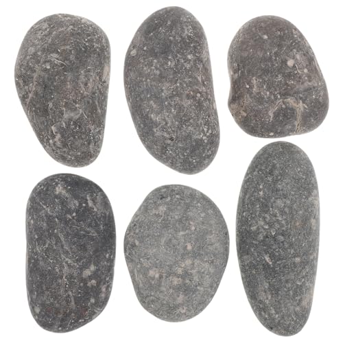 DECORNIJIA 6 Stück Teiliges Glatte Flache Deko steine zum Bemalen DIY Steine für Garten Acrylstifte Geeignet Wasserfest Kreative Bastelsteine für Innen Außendekoration DECORNIJIA 6 Stück Teiliges Glatte Flache Deko steine zum Bemalen DIY Steine für Garten Acrylstifte Geeignet Wasserfest Kreative Bastelsteine für Innen Außendekoration von DECORNIJIA
