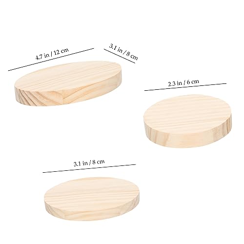 DECORNIJIA 6 Stück Teiliges Holzplatten zum Basteln Glatte Unbehandelte Holzscheiben als Stabile Vitrine für Minifiguren und Figurenanzeige Hochwertiges Naturholz zum Bemalen Gravieren und DECORNIJIA 6 Stück Teiliges Holzplatten zum Basteln Glatte Unbehandelte Holzscheiben als Stabile Vitrine für Minifiguren und Figurenanzeige Hochwertiges Naturholz zum Bemalen Gravieren und von DECORNIJIA