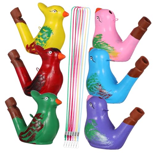 DECORNIJIA 6 Stück Teiliges Keramik vogelpfeifen Lanyards Handbemalt Kinderfreundlich Musikalisches Lernspielzeug Hörwahrnehmung Sicher und Leicht für Geburtstagsfeiern und Zufällige Farbe DECORNIJIA 6 Stück Teiliges Keramik vogelpfeifen Lanyards Handbemalt Kinderfreundlich Musikalisches Lernspielzeug Hörwahrnehmung Sicher und Leicht für Geburtstagsfeiern und Zufällige Farbe von DECORNIJIA