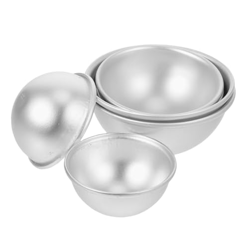 DECORNIJIA 6 Stück Teiliges Kleine Badekugel Silikonformen Vielseitige DIY Seifenform Praktische Badekugel Gießform für Hausgemachte Badebomben Robust und Einfach zu Verwenden von DECORNIJIA