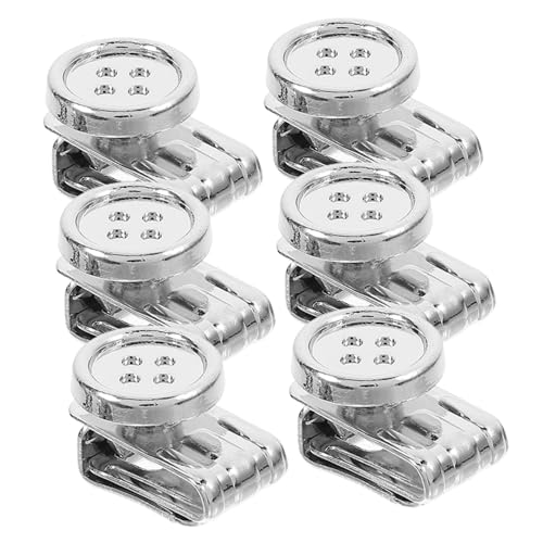 DECORNIJIA 6 Stück Teiliges Metall Knöpfe für Herren Hosenträger Verstellbar ohne Nähen Ersatz Knöpfe für Hosen und Hüte Einfache Montage Stilvolles Design Langlebig und Vielseitig Einsetzbar von DECORNIJIA