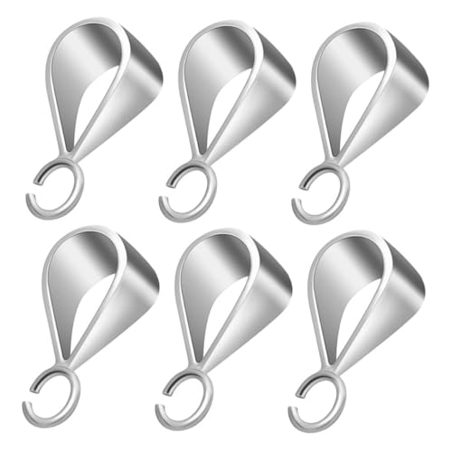 DECORNIJIA 6 Stück Teiliges Silber Anhänger Schieberverbinder Weißgold Rundperlen Kettenverschluss Schmuck Diy Zubehör für Halsketten DECORNIJIA 6 Stück Teiliges Silber Anhänger Schieberverbinder Weißgold Rundperlen Kettenverschluss Schmuck Diy Zubehör für Halsketten von DECORNIJIA
