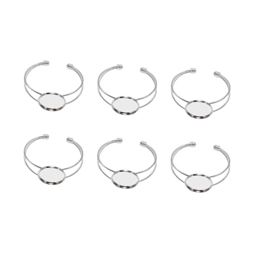 DECORNIJIA 6 Stück Teiliges Silbernes Y Förmiges Armband Basis aus Kupfer für DIY Schmuckherstellung Verstellbar Langlebig und Rostfrei Geeignet für Individuelle und Anhängerarmbänder DECORNIJIA 6 Stück Teiliges Silbernes Y Förmiges Armband Basis aus Kupfer für DIY Schmuckherstellung Verstellbar Langlebig und Rostfrei Geeignet für Individuelle und Anhängerarmbänder von DECORNIJIA