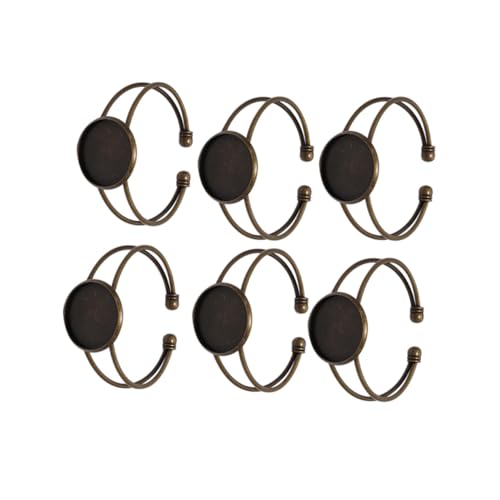 DECORNIJIA 6 Stück Teiliges Y Förmiges Kupferarmband Verstellbarer Bronze Farbton Langlebige DIY Schmuckböden für Individuelle Armbänder und Anhänger DECORNIJIA 6 Stück Teiliges Y Förmiges Kupferarmband Verstellbarer Bronze Farbton Langlebige DIY Schmuckböden für Individuelle Armbänder und Anhänger von DECORNIJIA