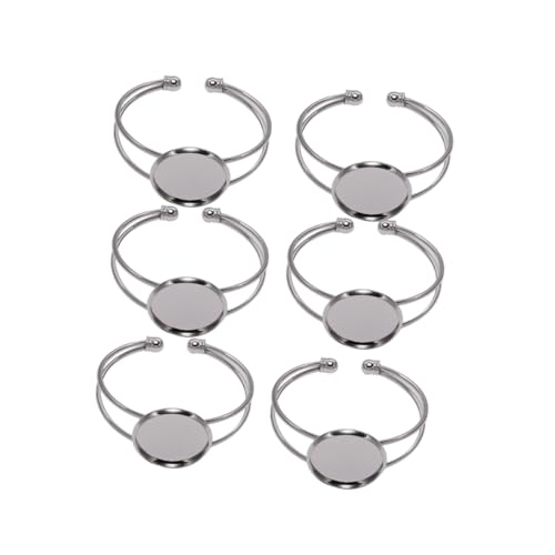 DECORNIJIA 6 Stück Verstellbare Y Förmige Kupfer Armbandrohlinge Runde Metallfassungen für DIY Schmuckherstellung Langlebige Rostfreie Bastelunterlagen für Armband Bastelset Erwachsene DECORNIJIA 6 Stück Verstellbare Y Förmige Kupfer Armbandrohlinge Runde Metallfassungen für DIY Schmuckherstellung Langlebige Rostfreie Bastelunterlagen für Armband Bastelset Erwachsene von DECORNIJIA