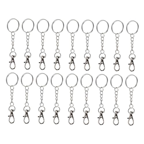 DECORNIJIA 60 Sätze Edelstahl Drehbarer Lobster Verschluss Schlüsselanhänger Robust und Sicher Leicht zu Befestigen für DIY Schlüsselanhänger und Bastelzubehör DECORNIJIA 60 Sätze Edelstahl Drehbarer Lobster Verschluss Schlüsselanhänger Robust und Sicher Leicht zu Befestigen für DIY Schlüsselanhänger und Bastelzubehör von DECORNIJIA