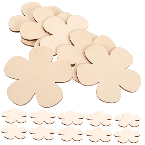 DECORNIJIA 60 Stück Teiliges Holzblumen dekoration aus Naturbelassenen Blanken Holzscheiben Vielseitig für DIY Bastelprojekte zur Valentinstags Kinderhandwerk deko Langlebig und DECORNIJIA 60 Stück Teiliges Holzblumen dekoration aus Naturbelassenen Blanken Holzscheiben Vielseitig für DIY Bastelprojekte zur Valentinstags Kinderhandwerk deko Langlebig und von DECORNIJIA