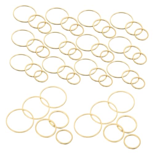 DECORNIJIA 60 Stück Teiliges Künstliche Ohrring Anhänger Kupfer für DIY Schmuckherstellung Geometrische Formen Gold für Armbänder und Bastelprojekte von DECORNIJIA