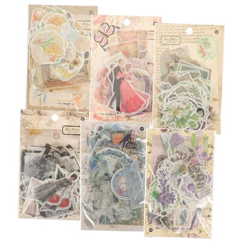 DECORNIJIA 600 Blatt Vintage Scrapbooking Aufkleber Selbstklebende Dekorative Sticker für DIY Planner Journal Scrapbook Ästhetische Bastelmaterialien für Kalender Fotoalbum und Kreative DECORNIJIA 600 Blatt Vintage Scrapbooking Aufkleber Selbstklebende Dekorative Sticker für DIY Planner Journal Scrapbook Ästhetische Bastelmaterialien für Kalender Fotoalbum und Kreative von DECORNIJIA