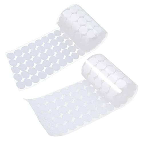 DECORNIJIA 600 Paare Dot -aufkleber Runde Aufkleber Hakenband Punktband Weiß DECORNIJIA 600 Paare Dot -aufkleber Runde Aufkleber Hakenband Punktband Weiß von DECORNIJIA