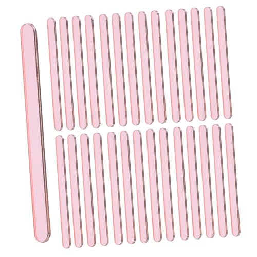 DECORNIJIA 600 Stück Bastelstäbchen, Eiscreme-stange, Zungenspatel, Leckerli-eis-pop-sticks Für Diy-bastel-kuchenform, Pflanzenetikett, Haarentfernung von DECORNIJIA