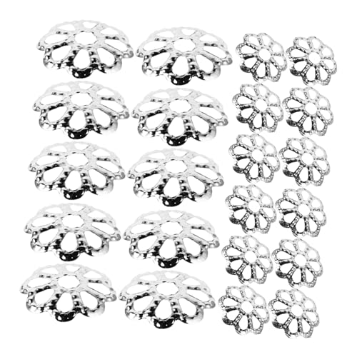 DECORNIJIA 600 Stück Lochblumen Bead Caps für Diy Schmuck Armbänder und Ohrringe Spacer für Kreative Designs von DECORNIJIA