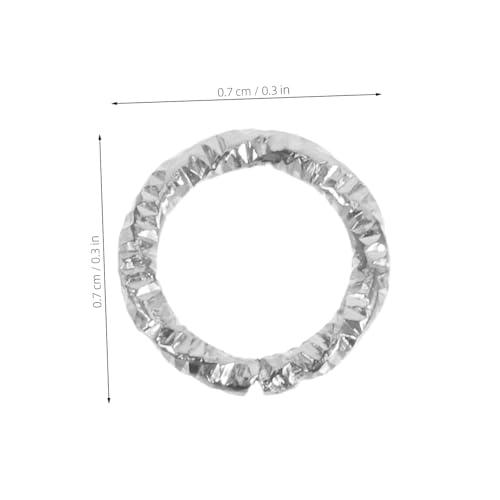 DECORNIJIA 600 Stück Metall-verbinder Offene Verdrehte Jump Ringe in Gold und Silber Facettierte DIY Schmuckzubehör für Ohrringe Halsketten und Bastelprojekte Einfach zu Verarbeiten von DECORNIJIA