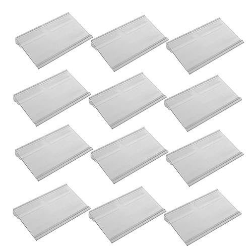 DECORNIJIA 60Stücke Etikettenhalter Haken für Preisschilder Transparente Schilderhalter für Supermärkte Geschäfte Robuste Clips für Einfache Montage DECORNIJIA 60Stücke Etikettenhalter Haken für Preisschilder Transparente Schilderhalter für Supermärkte Geschäfte Robuste Clips für Einfache Montage von DECORNIJIA