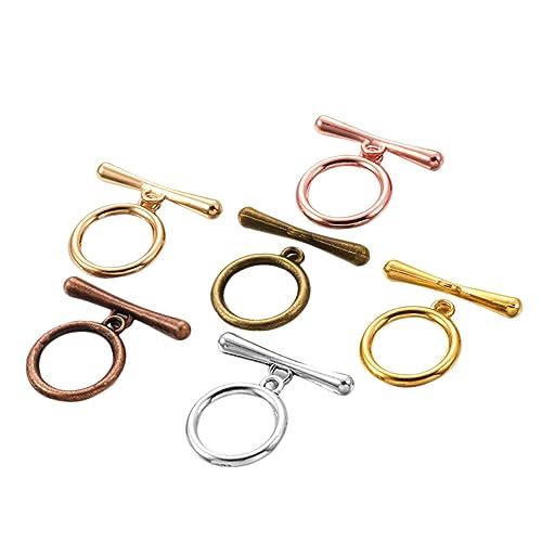 DECORNIJIA 60Stücke Vintage Ot Verschlüsse Set für DIY Schmuckherstellung Verbindungsstücke für Armbänder und Dekorationen Langlebig und Vielseitig von DECORNIJIA