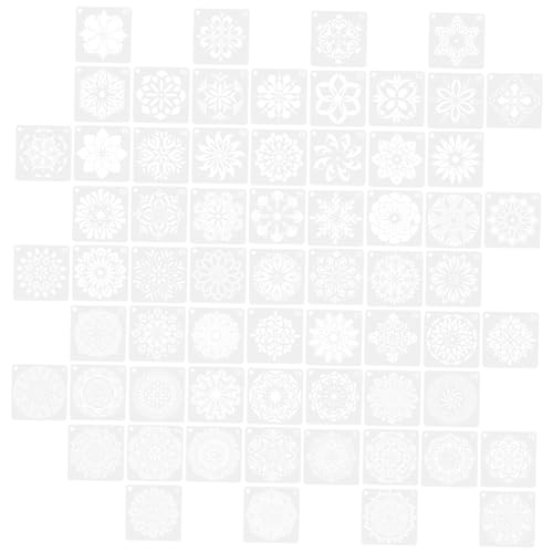 DECORNIJIA 64 Stück Mandala Schablonen Kleine Filigrane Malvorlagen für DIY Wand Möbel Steinmalerei Wiederverwendbare Waschbare Vorlagen Geeignet für Acrylfarben und Vielseitige DECORNIJIA 64 Stück Mandala Schablonen Kleine Filigrane Malvorlagen für DIY Wand Möbel Steinmalerei Wiederverwendbare Waschbare Vorlagen Geeignet für Acrylfarben und Vielseitige von DECORNIJIA