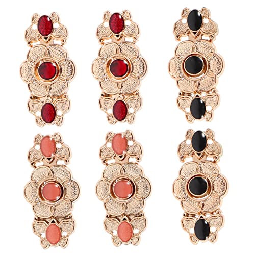 DECORNIJIA 6Stücke Cheongsamclip mit Metallverschluss für Frauen Hanfu Befestigungselemente Mantelschluss für Festlichkeiten DECORNIJIA 6Stücke Cheongsamclip mit Metallverschluss für Frauen Hanfu Befestigungselemente Mantelschluss für Festlichkeiten von DECORNIJIA