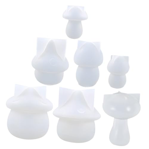 DECORNIJIA 7 Stück Teiliges Silikon Pilzform für Epoxidharz Schmucktablett DIY Mold Flexible Wiederverwendbare Silikonform für Dekorative Aufbewahrungsschalen und Heimdekoration DECORNIJIA 7 Stück Teiliges Silikon Pilzform für Epoxidharz Schmucktablett DIY Mold Flexible Wiederverwendbare Silikonform für Dekorative Aufbewahrungsschalen und Heimdekoration von DECORNIJIA