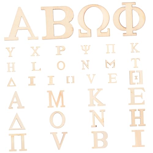 DECORNIJIA 72 Stück Holzbuchstaben Griechische Buchstaben aus Holzplatten Flach Unbemalt zum Basteln Dekorieren und Lernen DIY Geschenk DECORNIJIA 72 Stück Holzbuchstaben Griechische Buchstaben aus Holzplatten Flach Unbemalt zum Basteln Dekorieren und Lernen DIY Geschenk von DECORNIJIA