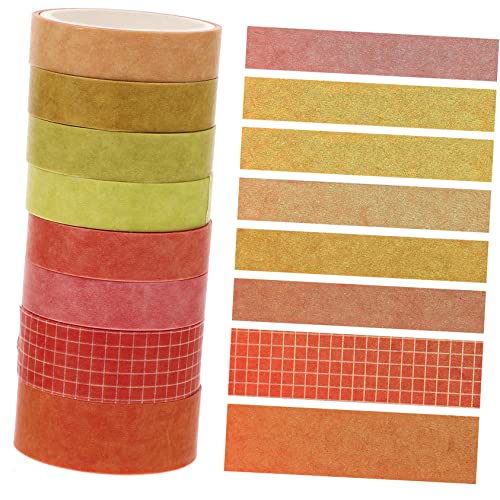DECORNIJIA 8 Rollen Einfarbiges Washi Tape Einzel Danksagung Hübsches Band Waschen Zeitschrift Farben Basic Dekorativ Dünn Papier Klebeband Schmucklos Geschenkkapsel Yellow Japanisches Papier DECORNIJIA 8 Rollen Einfarbiges Washi Tape Einzel Danksagung Hübsches Band Waschen Zeitschrift Farben Basic Dekorativ Dünn Papier Klebeband Schmucklos Geschenkkapsel Yellow Japanisches Papier von DECORNIJIA