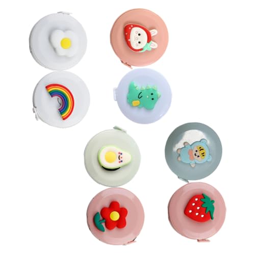 DECORNIJIA 8 Stck Mini Cartoon Maßband Einziehbares Doppelseitiges Soft Tape Measure aus Silikon und Kunststoff Präzises Nähen und Körpermaßnehmen Praktisch für Schneiderhandwerk DIY und DECORNIJIA 8 Stck Mini Cartoon Maßband Einziehbares Doppelseitiges Soft Tape Measure aus Silikon und Kunststoff Präzises Nähen und Körpermaßnehmen Praktisch für Schneiderhandwerk DIY und von DECORNIJIA