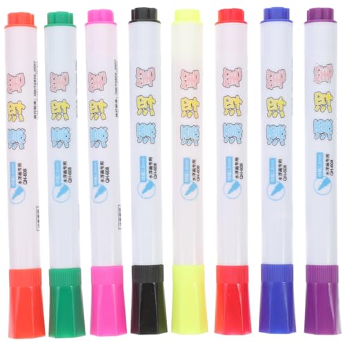 DECORNIJIA 8 Stück Auswaschbare Wasserfarben Stifte für Schwimmende Malstifte Mehrfarbige Filzstifte für Wassermalerei Glatten Oberflächen DECORNIJIA 8 Stück Auswaschbare Wasserfarben Stifte für Schwimmende Malstifte Mehrfarbige Filzstifte für Wassermalerei Glatten Oberflächen von DECORNIJIA