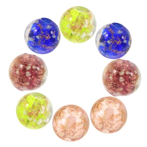 DECORNIJIA 8 Stück Teiliges Leuchtende Glasperlen Bunte Schmuckzubehör Perlen für Armbänder Halsketten Ohrringe Langlebige DIY Bastelperlen mit Glatter Oberfläche DECORNIJIA 8 Stück Teiliges Leuchtende Glasperlen Bunte Schmuckzubehör Perlen für Armbänder Halsketten Ohrringe Langlebige DIY Bastelperlen mit Glatter Oberfläche von DECORNIJIA