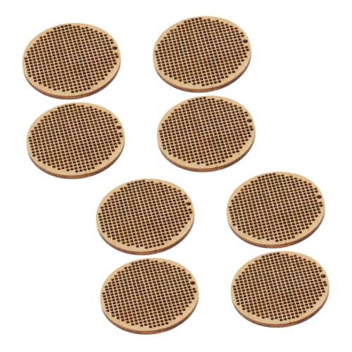 DECORNIJIA 8 Stück Teiliges Runde Holzanhänger Blanko Holzchips für Kreuzstich DIY Lesezeichen Anhänger und Schmuck Vielseitig Nutzbar für Kreative Bastelprojekte und Dekorationen DECORNIJIA 8 Stück Teiliges Runde Holzanhänger Blanko Holzchips für Kreuzstich DIY Lesezeichen Anhänger und Schmuck Vielseitig Nutzbar für Kreative Bastelprojekte und Dekorationen von DECORNIJIA
