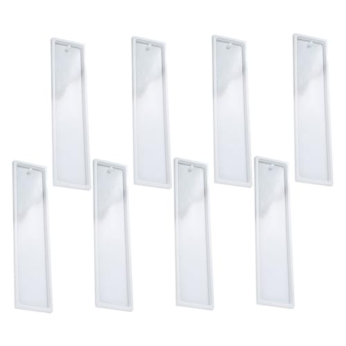 DECORNIJIA 8 Stück Teiliges Silikon Lesezeichen Formset Rechteckige DIY Gießform für Epoxidharz Langlebig Einfach zu Reinigen zum Basteln und für Kreative Hobbybastler DECORNIJIA 8 Stück Teiliges Silikon Lesezeichen Formset Rechteckige DIY Gießform für Epoxidharz Langlebig Einfach zu Reinigen zum Basteln und für Kreative Hobbybastler von DECORNIJIA
