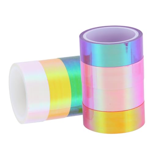 DECORNIJIA 8 Stück Teiliges Washi Paper Tape mit Bronzierendem Glanz Bunte Label Sticker für DIY Scrapbooking Tagebuch Hand Account Dekoratives Klebeband für Kreative Planer und DECORNIJIA 8 Stück Teiliges Washi Paper Tape mit Bronzierendem Glanz Bunte Label Sticker für DIY Scrapbooking Tagebuch Hand Account Dekoratives Klebeband für Kreative Planer und von DECORNIJIA