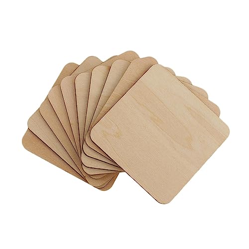 DECORNIJIA 80 Stück Diy Holzstück Quadratische Holzstücke zum Basteln Handgemachte Holzchips für Projekte Pädagogisches für Dekoration DECORNIJIA 80 Stück Diy Holzstück Quadratische Holzstücke zum Basteln Handgemachte Holzchips für Projekte Pädagogisches für Dekoration von DECORNIJIA