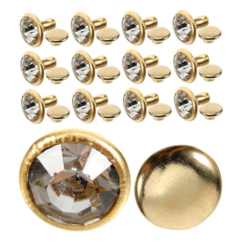 DECORNIJIA 80 Stück Kristall Nieten Glitzernde Strass Nieten mit Doppelter Kappe für DIY Modeprojekte Sicherer Halt Metallspitzen für Lederhandwerk Kleidung Schuhe Taschen DECORNIJIA 80 Stück Kristall Nieten Glitzernde Strass Nieten mit Doppelter Kappe für DIY Modeprojekte Sicherer Halt Metallspitzen für Lederhandwerk Kleidung Schuhe Taschen von DECORNIJIA