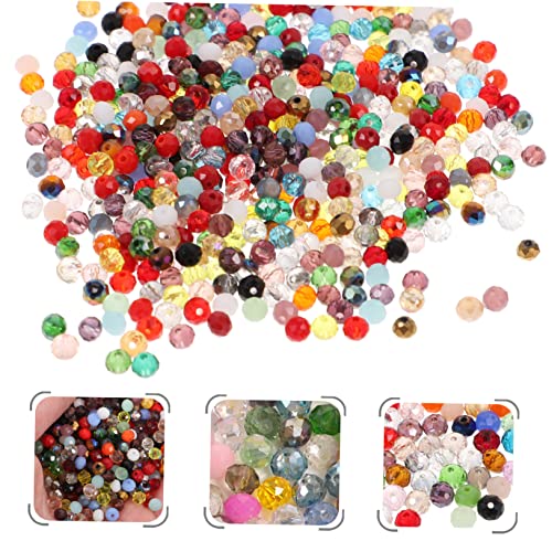 DECORNIJIA 800 Stück Bunte Glasperlen DIY Spacer Perlen für Schmuckherstellung Armbänder Halsketten Auffädeln Handgefertigte DIY Schmuckperlen Zubehör von DECORNIJIA
