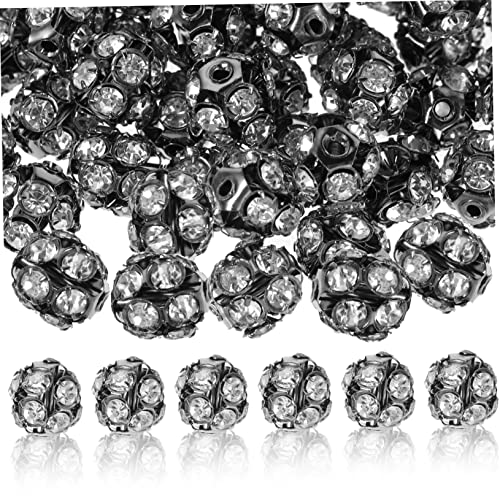 DECORNIJIA 90 Stück Bohrkugelabstandshalter Spacer Für Lose Groß Strasssteine Funkelnd Kette Türkis Perlen Runden Schmuck Facettiert Herstellung Diy Girlande Perle Abstandsperle Black Kupfer DECORNIJIA 90 Stück Bohrkugelabstandshalter Spacer Für Lose Groß Strasssteine Funkelnd Kette Türkis Perlen Runden Schmuck Facettiert Herstellung Diy Girlande Perle Abstandsperle Black Kupfer von DECORNIJIA