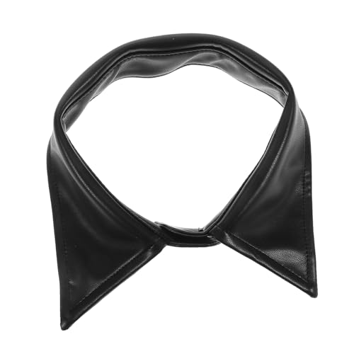 DECORNIJIA Abnehmbarer PU Fake Kragen Damen Modisch Vielseitig Weicher Krageneinsatz für Hemden Pullover Jacken Bequem Kombinierbar Falscher Kragen Accessoire Schwarz DECORNIJIA Abnehmbarer PU Fake Kragen Damen Modisch Vielseitig Weicher Krageneinsatz für Hemden Pullover Jacken Bequem Kombinierbar Falscher Kragen Accessoire Schwarz von DECORNIJIA