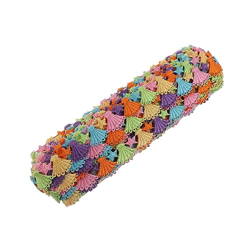 DECORNIJIA Besticktes Buntes Cartoon Spitzenband Farbenfrohe Stoffbordüre für DIY Kleidung Handgefertigte Spitzenverzierung für Basteln Hochzeit Kostüme und Dekoration DECORNIJIA Besticktes Buntes Cartoon Spitzenband Farbenfrohe Stoffbordüre für DIY Kleidung Handgefertigte Spitzenverzierung für Basteln Hochzeit Kostüme und Dekoration von DECORNIJIA