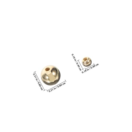 DECORNIJIA Beutel Goldene Ccb Kunststoffperlen Loch für Armband Schmuckherstellung DIY Perlen Zubehör DECORNIJIA Beutel Goldene Ccb Kunststoffperlen Loch für Armband Schmuckherstellung DIY Perlen Zubehör von DECORNIJIA