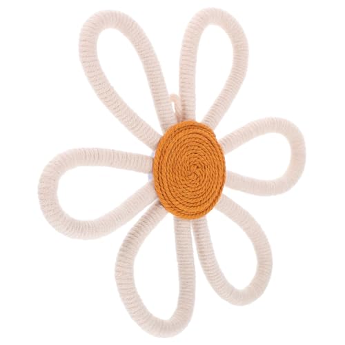 DECORNIJIA Boho Daisy Wanddeko Baumwollseil Woven Blumen Mädchenzimmer Kinderzimmer Romantische Wanddekoration für Kinderzimmer und Babyzimmer DECORNIJIA Boho Daisy Wanddeko Baumwollseil Woven Blumen Mädchenzimmer Kinderzimmer Romantische Wanddekoration für Kinderzimmer und Babyzimmer von DECORNIJIA