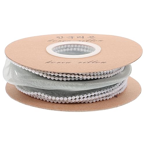 DECORNIJIA Breites Dekoband mit Design und Kleinen Perlen Hochzeitskranz Dekoration für DIY Accessoires Langlebig und Vielseitig Einsetzbar für Feiern und Festliche Anlässe DECORNIJIA Breites Dekoband mit Design und Kleinen Perlen Hochzeitskranz Dekoration für DIY Accessoires Langlebig und Vielseitig Einsetzbar für Feiern und Festliche Anlässe von DECORNIJIA