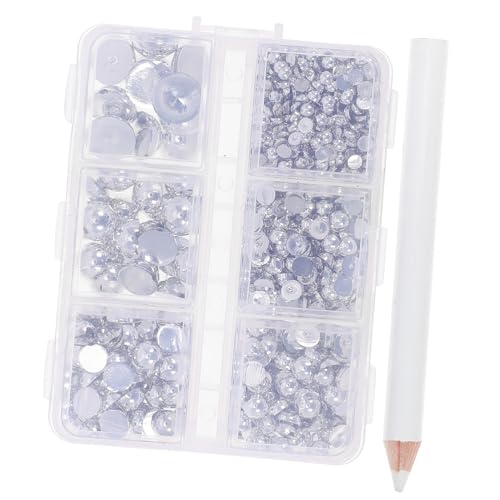 DECORNIJIA DIY Halbperlen Selbstklebende Runde Perlen für Bastelprojekte Dekoration von Kleidung und Schmuck für Nail Art Geschenkideen DECORNIJIA DIY Halbperlen Selbstklebende Runde Perlen für Bastelprojekte Dekoration von Kleidung und Schmuck für Nail Art Geschenkideen von DECORNIJIA