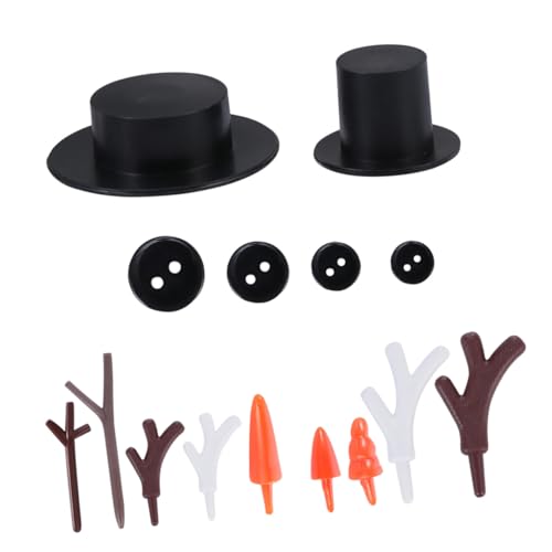 DECORNIJIA DIY Schneemann Zubehör Bastelset Weihnachten Bastelmaterial Eltern Junge Mädchen mit Karottennasen Knöpfen und Mützen für Kreative Weihnachtsdekoration und Gemeinsames Basteln DECORNIJIA DIY Schneemann Zubehör Bastelset Weihnachten Bastelmaterial Eltern Junge Mädchen mit Karottennasen Knöpfen und Mützen für Kreative Weihnachtsdekoration und Gemeinsames Basteln von DECORNIJIA