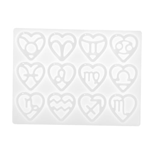 DECORNIJIA DIY Silikonform Herzform für Schmuckanhänger und DIY Basteleien Langlebige Flexible Gießform für Ohrringe Halsketten Armbänder Geeignet für Epoxidharz Trockenblumen und DECORNIJIA DIY Silikonform Herzform für Schmuckanhänger und DIY Basteleien Langlebige Flexible Gießform für Ohrringe Halsketten Armbänder Geeignet für Epoxidharz Trockenblumen und von DECORNIJIA