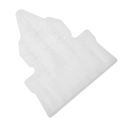 DECORNIJIA DIY Silikonform Schloss Gießform Epoxidharz Gießform für Bastelprojekte für Einzigartige Dekorationen und Schmuckherstellung Einfach zu Entformen von DECORNIJIA