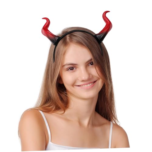 DECORNIJIA Dämonenhörner Haarreif aus Langlebigem PP Material Leichtes Halloween Kopfschmuck für Damen Einzigartiges Design für Karneval Fasching Bühnenauftritte und Kostümpartys DECORNIJIA Dämonenhörner Haarreif aus Langlebigem PP Material Leichtes Halloween Kopfschmuck für Damen Einzigartiges Design für Karneval Fasching Bühnenauftritte und Kostümpartys von DECORNIJIA