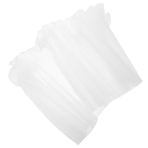 DECORNIJIA Dekorativer Tüllstoff mit Perlenrand Weiße Geschenkverpackung Netzrolle Leicht Zuschneidbar Vielseitig für Blumensträuße DIY Basteln Geschenkbänder Festliche Geschenkverpackung von DECORNIJIA