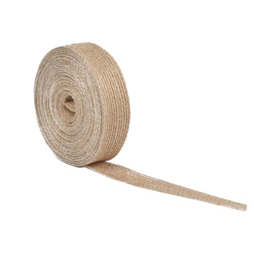 DECORNIJIA Dekoratives Jute band Breit Lang Natürliches Sackleinen Geschenkverpackungsband für DIY Blumensträuße Basteln Handgemachte Schmuckzubehör Floristik Zubehör DECORNIJIA Dekoratives Jute band Breit Lang Natürliches Sackleinen Geschenkverpackungsband für DIY Blumensträuße Basteln Handgemachte Schmuckzubehör Floristik Zubehör von DECORNIJIA