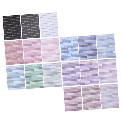 DECORNIJIA Diy Aufkleber Motivierende Sticker für Handbücher Tagebücher Selbstklebend Vielseitig Einsetzbar für Scrapbooking und Bastelprojekte Designs für Persönliche Projekte DECORNIJIA Diy Aufkleber Motivierende Sticker für Handbücher Tagebücher Selbstklebend Vielseitig Einsetzbar für Scrapbooking und Bastelprojekte Designs für Persönliche Projekte von DECORNIJIA